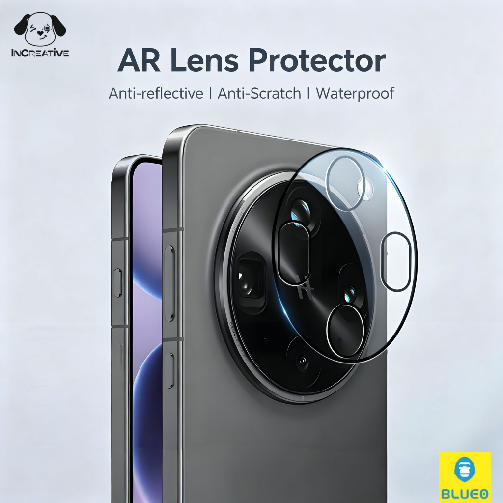 Blueo Kính Cường Lực Camera OPPO Find N6/N5, X9 Pro/ultra Chống Phản Chiếu Chống Xước Nước Chịu Mòn