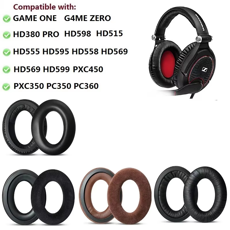 Miếng Đệm Tai Cho Trò Chơi Một G4ME ZERO HD380 PRO HD598 HD558 PXC450 PC360 Tai Nghe Có Bịt Gối Tai