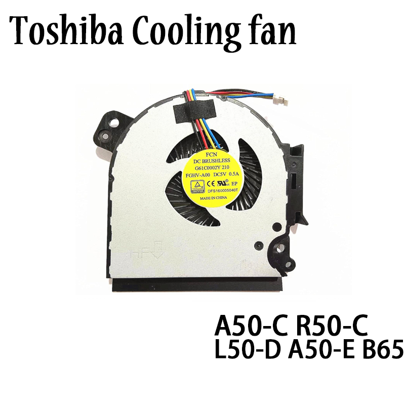 Laptop Mới CPU Quạt Làm Mát Thay Thế Cho Toshiba Tecra A50-C A50-C1510 A50-C1520 A50-C1540 A50-C1550