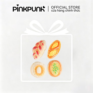 [QUÀ TẶNG KHÔNG BÁN] Gói 4 cái PinkPunk Nam châm tủ lạnh hình bánh mì dễ thương và ngộ nghĩnh