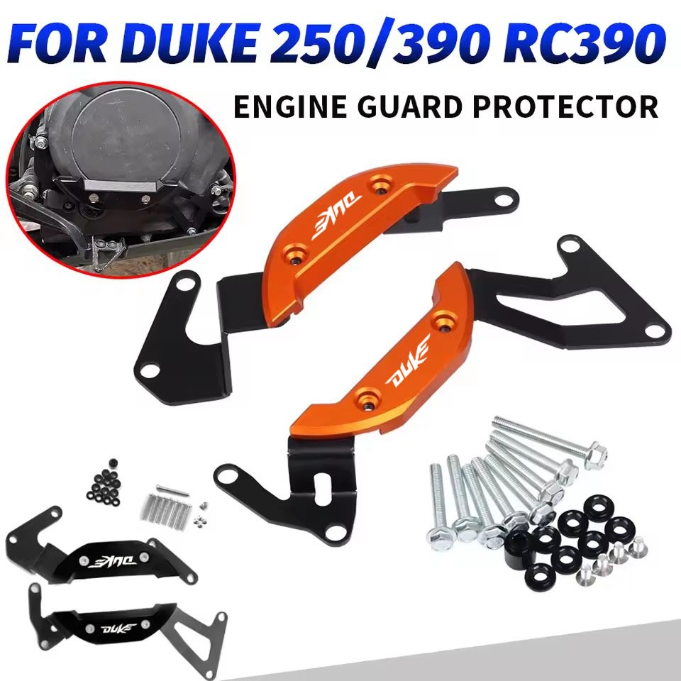 DUKE390 250 RC390 RC250 2016-2019 Bảo Vệ Động Cơ Bảo Vệ Động Cơ Vỏ Trượt Bao Bảo Vệ
