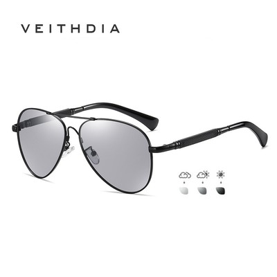 VEITHDIA Mới Nam Phi Công Kính Mát Phân Cực Thời Trang HD Lái Xe Câu Cá Kính Chống Nắng Có Bảo Vệ UV400 GS2026