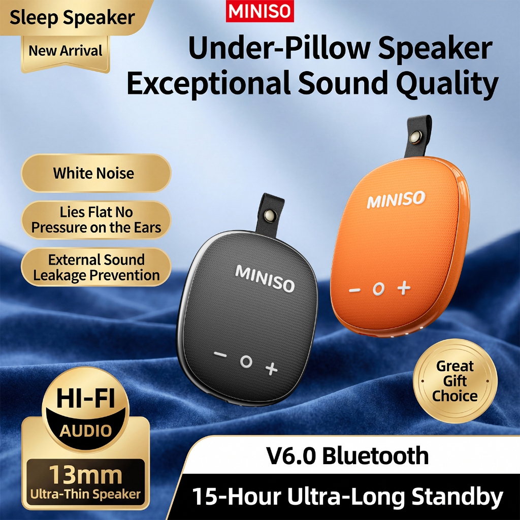 Bảo hành 1 năm Loa ngủ Bluetooth MINISO M105 Phiên bản Bluetooth 6.0 Di động Âm thanh nổi nhỏ 3D Stereo Âm thanh vòm IPX5 Life Chống nước | BigBuy360 - bigbuy360.vn