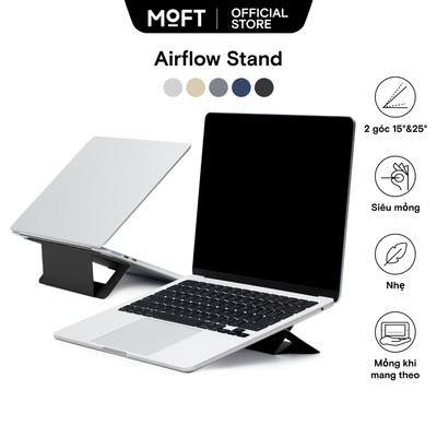 MOFT Airflow Laptop Stand Giá Đỡ Tản Nhiệt Laptop 11.6 Inch-16inches Không Cặn Có Thể Tái Sử Dụng