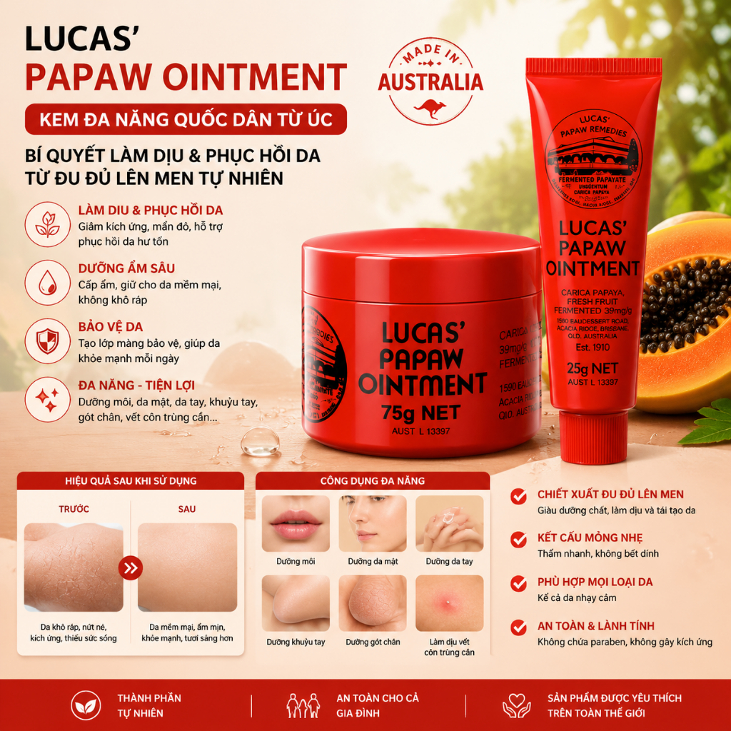 Lucas Papaw Papaw Papaw 25g