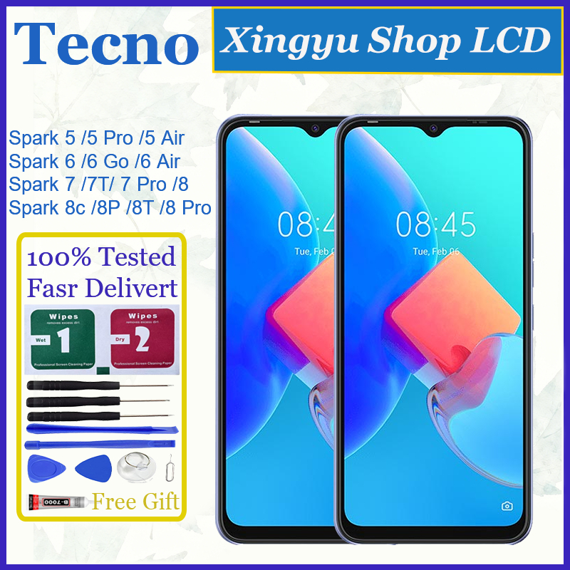 Dành cho Tecno Spark 5 / 5 Pro / 5 Air / 6 / 6 Go / 6 Air / 7 / 7T / 7P / 7 Pro / 8 / 8C / 8P / 8T /