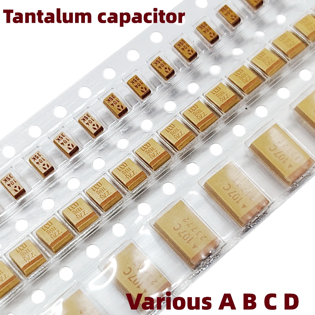 Miếng dán Tụ điện Tantalum 1uF 2.2 uF 3.3 uF 4.7 uF 6.8 uF 10u F47uF 100uF 330UF