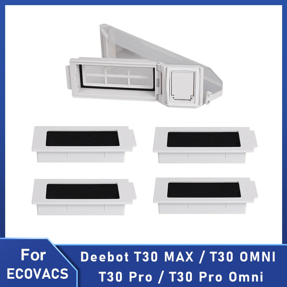 Một Phần Thay Thế Cho Ecovacs Deebot T30 MAX T30 OMNI T30 Pro T30 Pro Omni Hộp Bụi HEPA Lọc Robot Hú