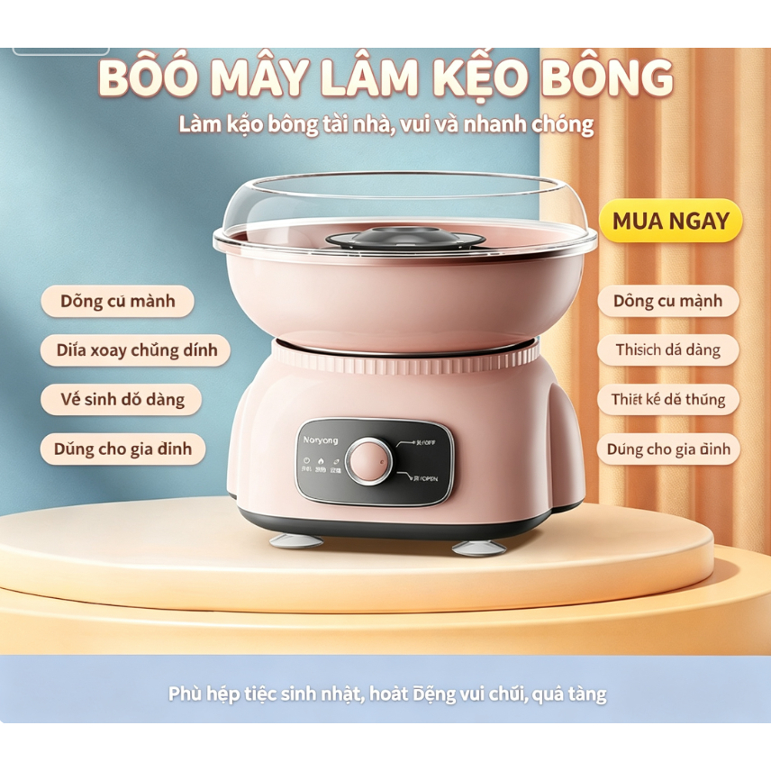Mini Cotton Candy Machine for Kids, Electric Home Cotton Candy Maker, Portable Candy Floss Machine f