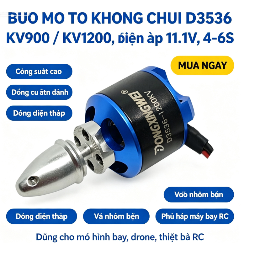 Lohobby 2212 920KV Motor 3S-4S cho 1 2 3 RC Drone Parts -