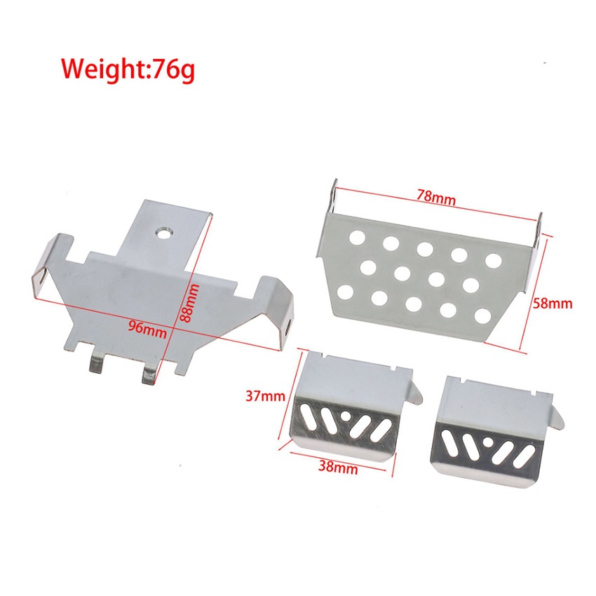 1 / 10 RC Sửa Đổi Khung Xe Giáp LY207 Phụ Kiện Cho Weili Tỉ Lệ 1 / 10 104006/104010/104020/104026 Xe