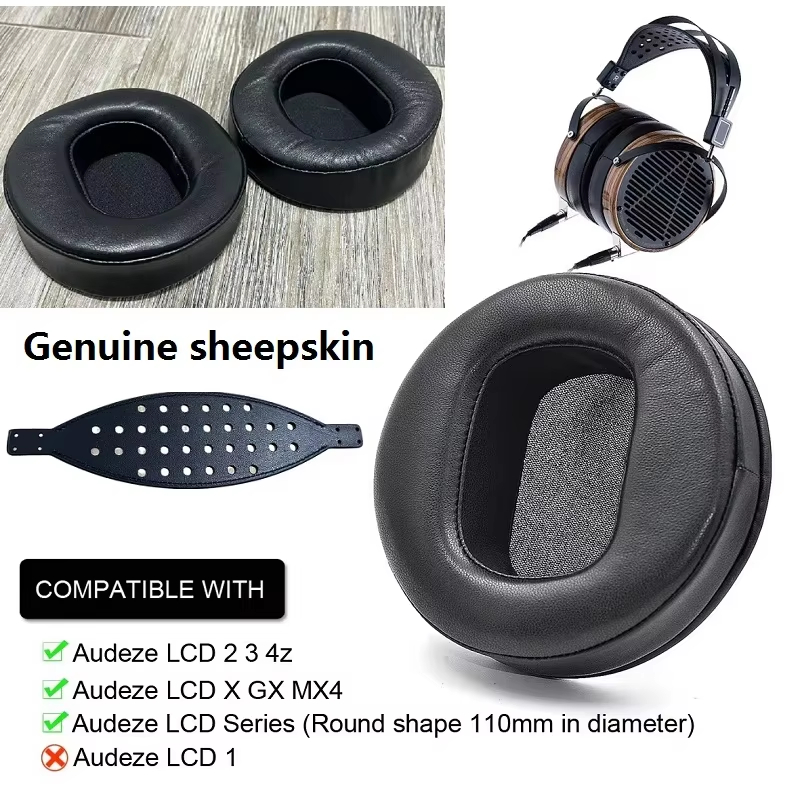Miếng đệm tai da cừu chính hãng cho băng đô thay thế tai nghe AUDEZE LCD-2 / LCD-3 / LCD-4 / LCD-MX4