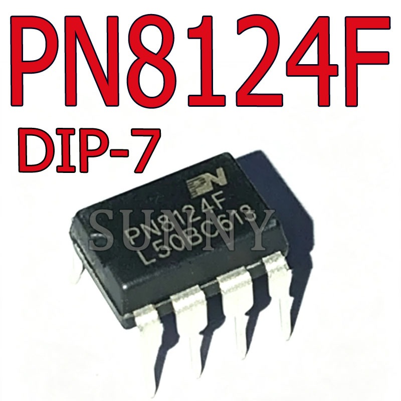 5 ~ 10 CÁI PN8124 PN8124F DIP7 Tiêu thụ điện năng dự phòng siêu thấp Hiệu suất cao AC DC Chip chuyển