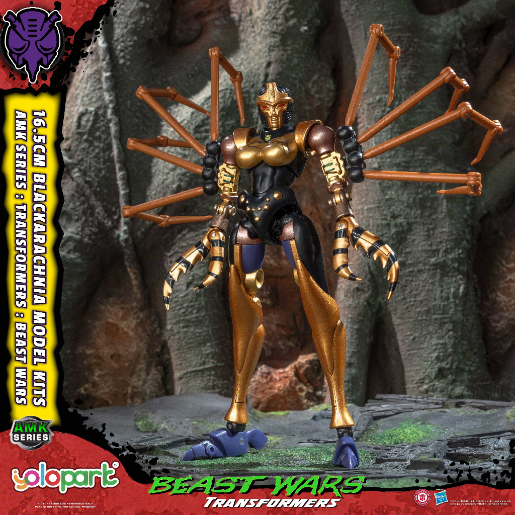 YOLOPARK AMK Series Transformers Beast Wars Blackarachnia 16.5cm 1 / 10 Bộ mô hình