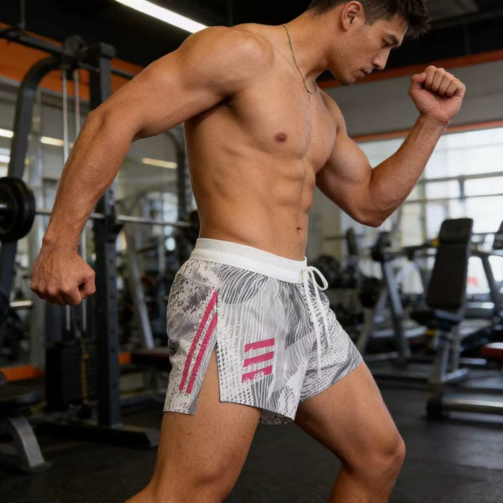 New Adhesive Track and Field Three-Point Quick-Drying Sports Shorts Lined Shorts Men and Women Track