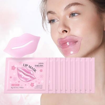 Bộ 10 Mặt Nạ Dưỡng Môi LAIKOU 6g Làm Sáng Màu Môi Chống Khô