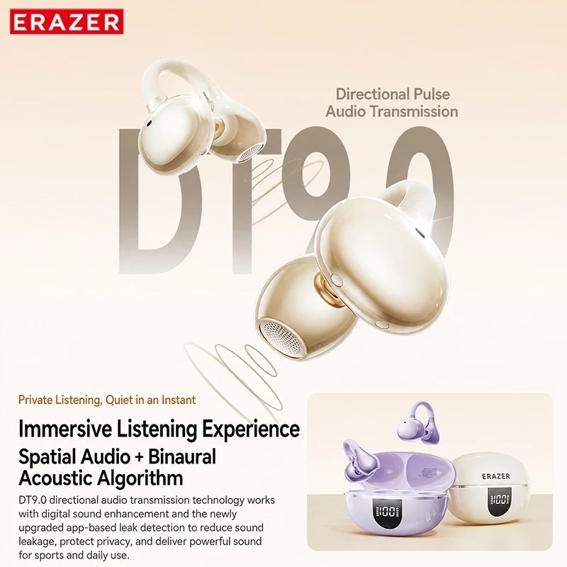 Lenovo ERAZER EX338 AI Dịch Tai Nghe Bluetooth ANC Khử Tiếng Ồn Tai Nghe Không Dây Cuộc Gọi HD Chất Lượng Âm Thanh HiFi IPX5 Cuộc Sống Chống Thấm Nước | BigBuy360 - bigbuy360.vn