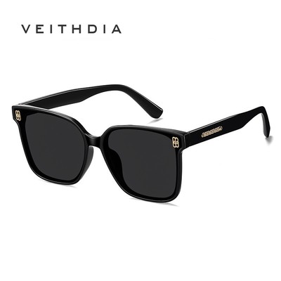 VEITHDIA Kính Mát Nữ Chống Tia UV400 Thời Trang Khung Vuông Kính Chống Nắng Cho Lái Xe Đường Phố Ngoài Trời 11229