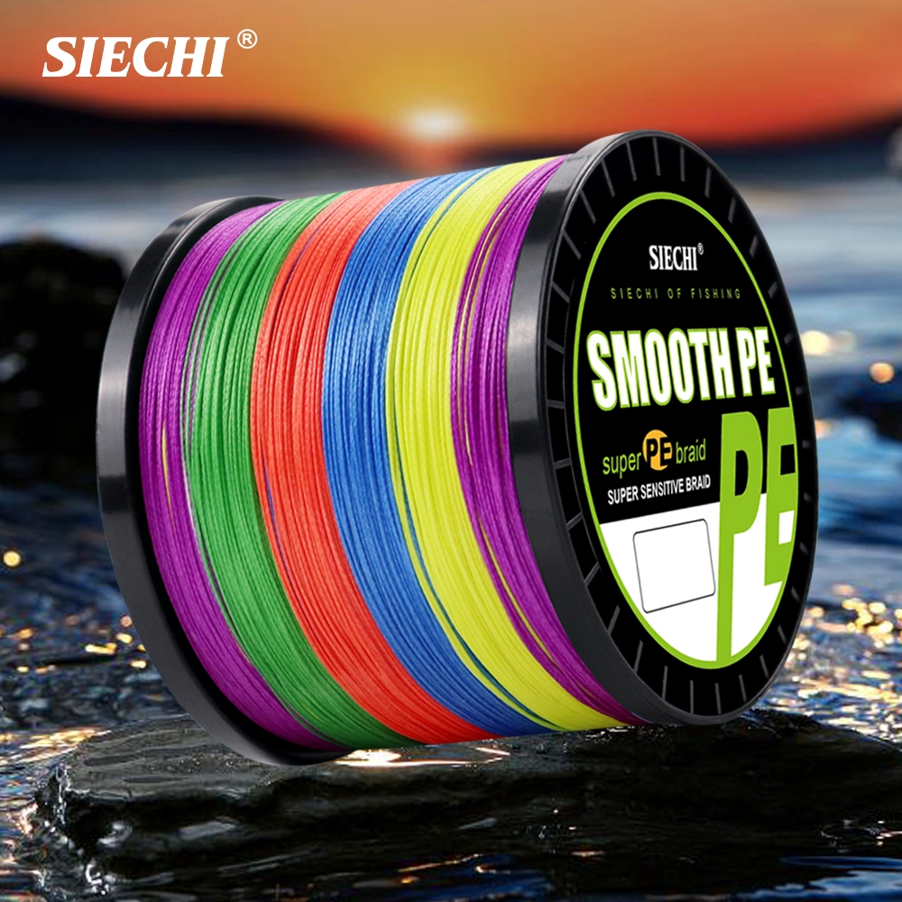 Dây câu 1000M 0.6 0.4 PE Line X4 Dây bện Dây câu siêu mạnh