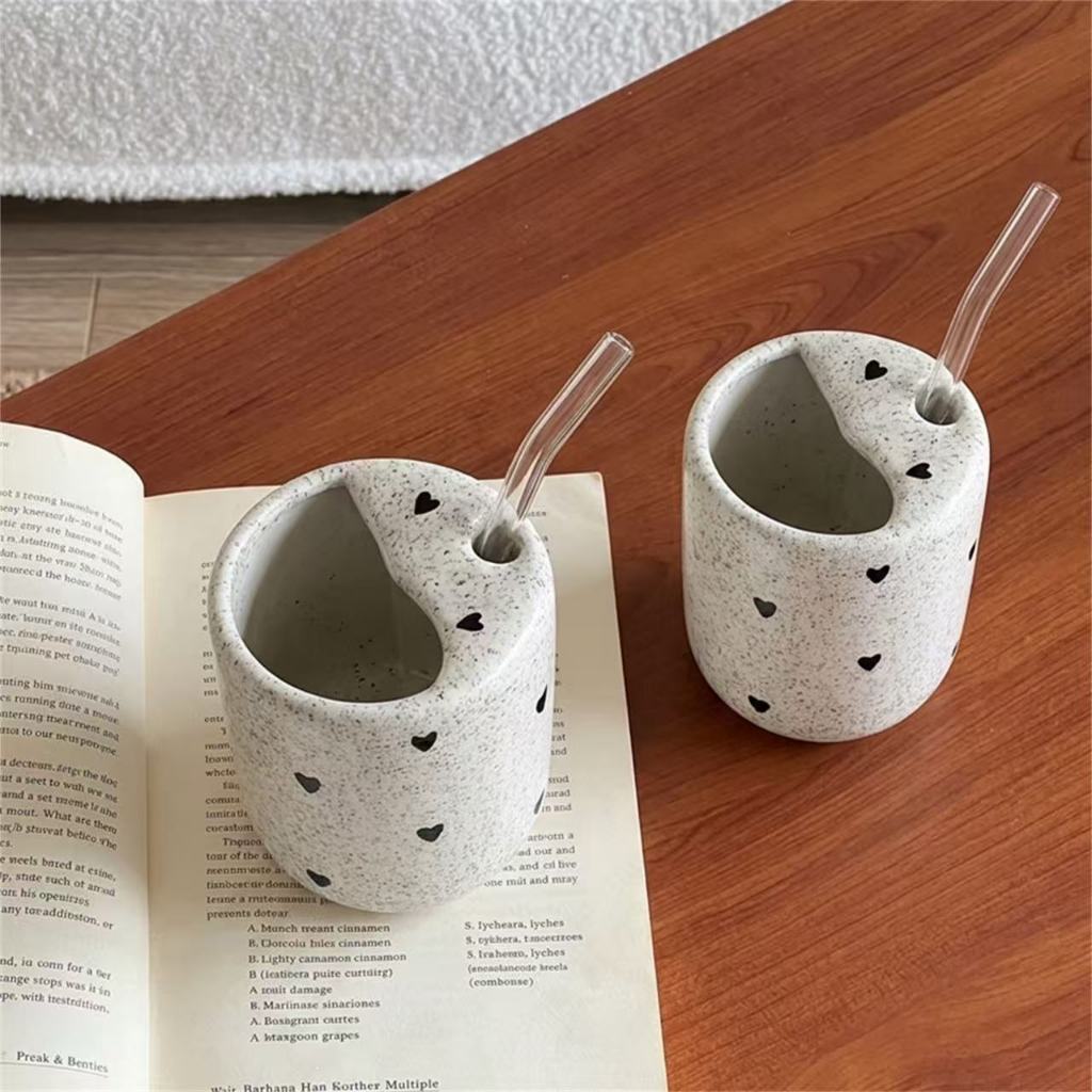 Home @ Home @ Homemade Kẻ Sọc Vàng Placemat ins Khăn Ăn Lưới Màu Hồng Hai Lớp Chải Cách Nhiệt Miếng 