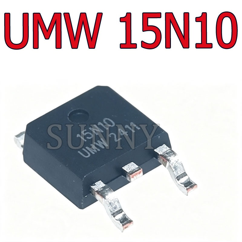 10 ~ 20 CHIẾC Chính Hãng UMW 15N10 TO-252 100V / 20A N-Channel MOS (Ống Hiệu Ứng Trường) Chip