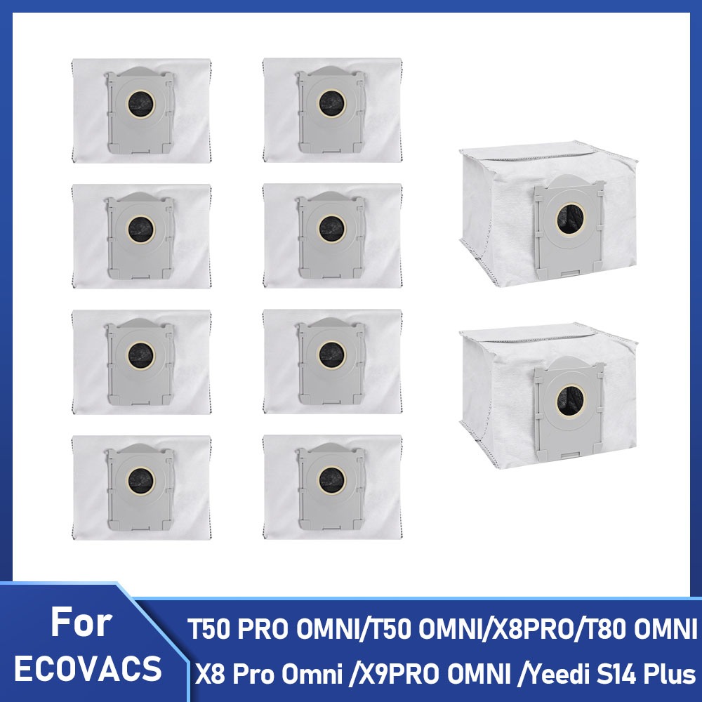 Túi Đựng Bụi Cho Ecovacs T50 Pro Omni / T50 Omni / T50 Max Pro X8 Pro X9 PRO T80 OMNI / Yeedi S14 Pl