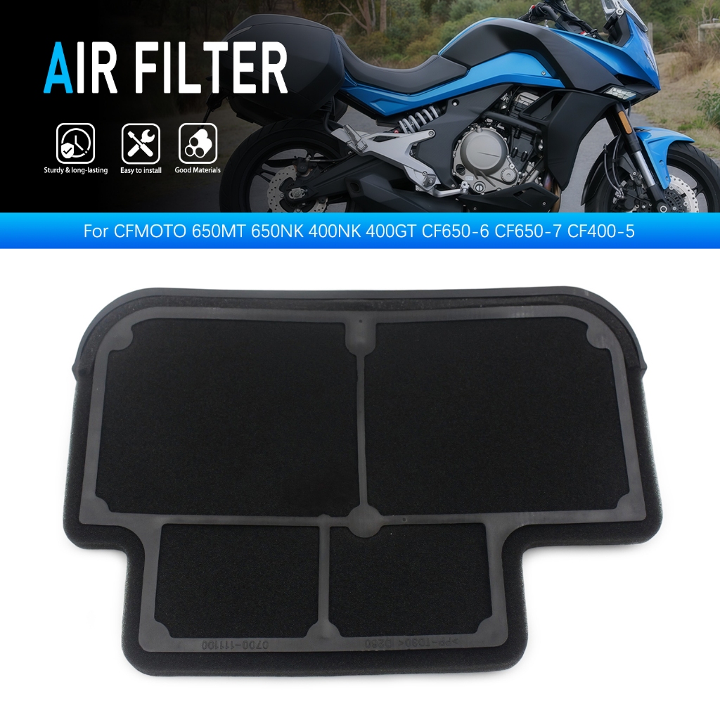 Máy lọc không khí xe máy 0700-111100 Phần tử lọc khí nạp cho CFMOTO 650MT 650NK 400NK 400GT CF650-6 