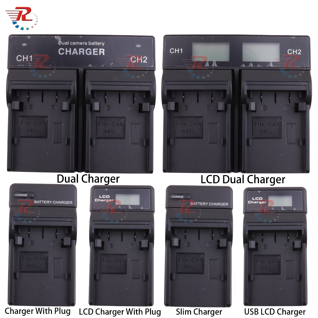 NB-3L NB3L LCD RAPID DUAL SẠC Dành Cho Máy Ảnh Canon SD10 SD20 SD500 SD550