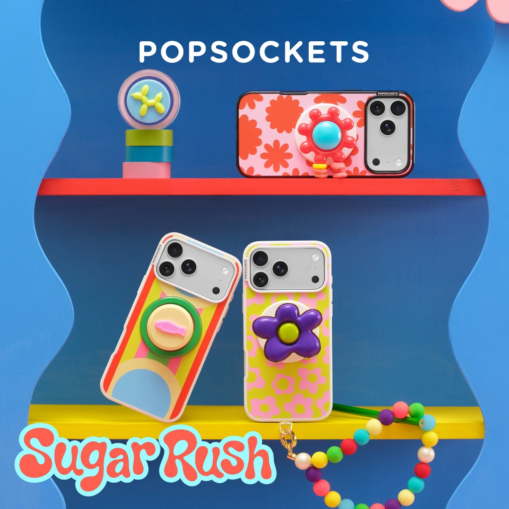 PopSockets Sugar Rush PopGrip for MagSafe | The Premium Phone Grip | Best MagSafe iPhone Holder & Si
