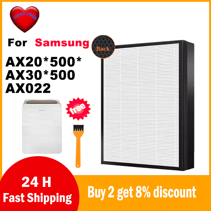 Dành cho Samsung AX20 * 500 * / AX30 * 500 / AX022 Bộ lọc HEPA và Carbon tổng hợp thay thế tương thí