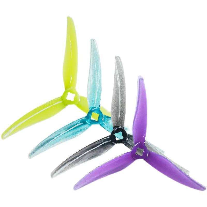 4 Cái / 2 Cặp Gemfan Hurricane 4525 3-Blade 4.5 Inch 4.5X2.5X3 PC FPV Cánh Quạt Cho 2004 Động Cơ Khô