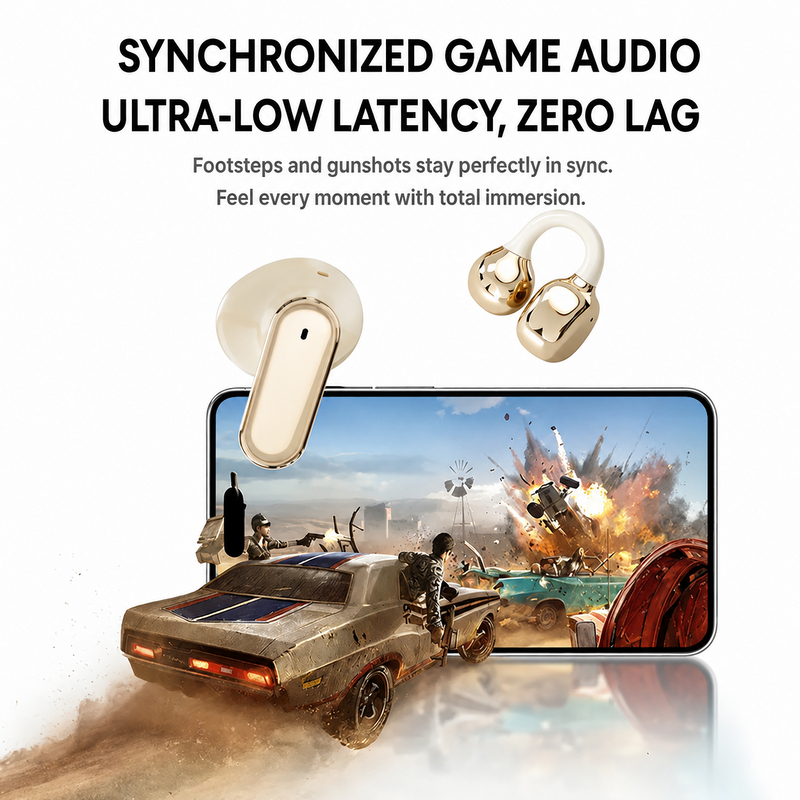 Tai nghe Bluetooth Hyundai GT699S Tai nghe không dây thực sự 6 trong 1 với 3 kiểu đeo Bluetooth 6 0 ENC Giảm tiếng ồn Tai nghe ngủ chơi game có độ trễ thấp | BigBuy360 - bigbuy360.vn