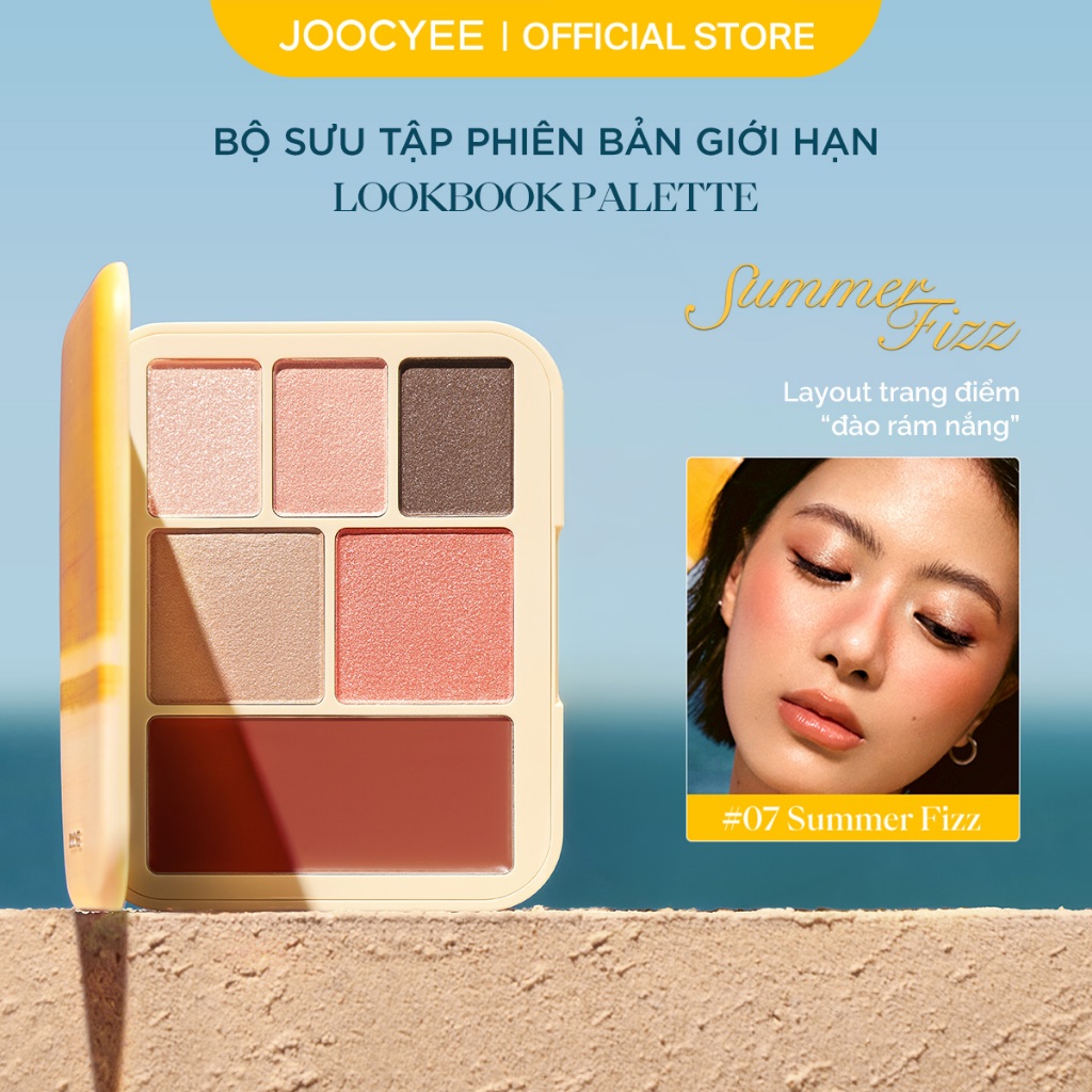 [MUA 1 TẶNG 3 ] Bảng trang điểm đa năng JOOCYEE Lookbook Multi Face Palette Mắt Má Môi 3 trong 1 | BigBuy360 - bigbuy360.vn