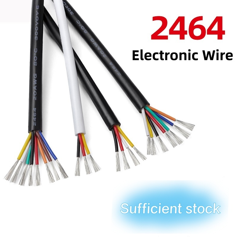 Dây nguồn vỏ bọc đa lõi UL2464 24AWG 22AWG Dây linh hoạt điều khiển tín hiệu 2 / 3 / 4 / 5 / 6 / 7 /