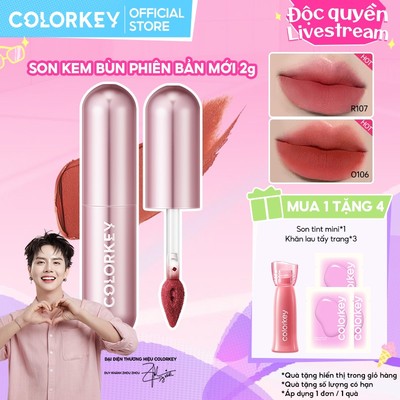[KOL] Son Bùn COLORKEY, Chất Bùn Mịn Nhẹ, Lì Lâu Trôi Tự Nhiên 2g