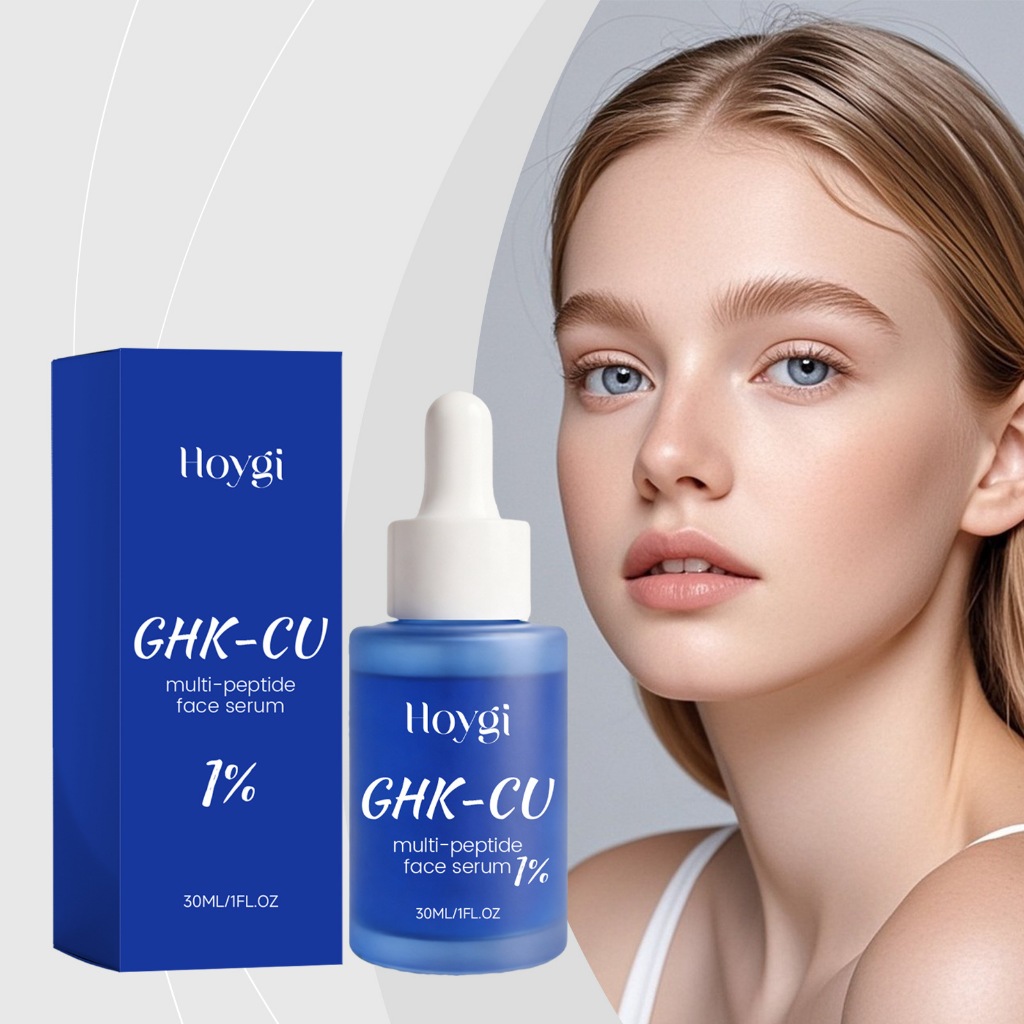 Hoygi GHK-Cu Copper Multi-Peptide Face Serum 30ml Hydration Smoothing Soft Facial Skin Serum