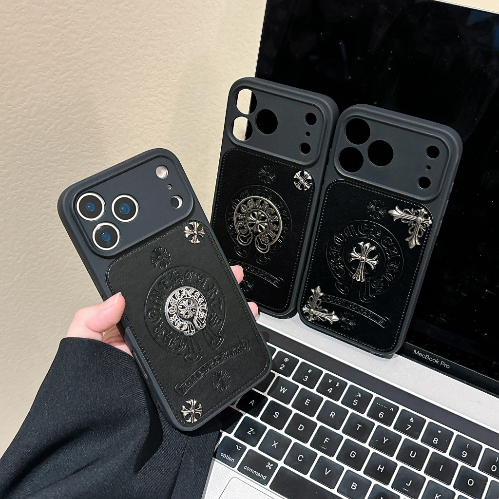 Ốp điện thoại Retro Cross DIY cho iphone 18 Pro Max 17 Pro Max 16 Pro Max 15 Pro Max 14 Pro Max i14 