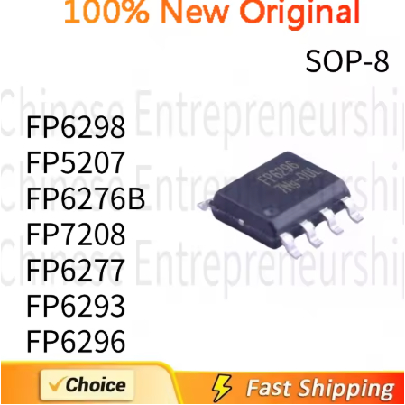 5 CHIẾC SMD SOP-8 FP6298 FP5207 FP6276B FP7208 FP6277 FP6293 XR-G1 DC-DC tăng cường IC CHIP 100% Chấ