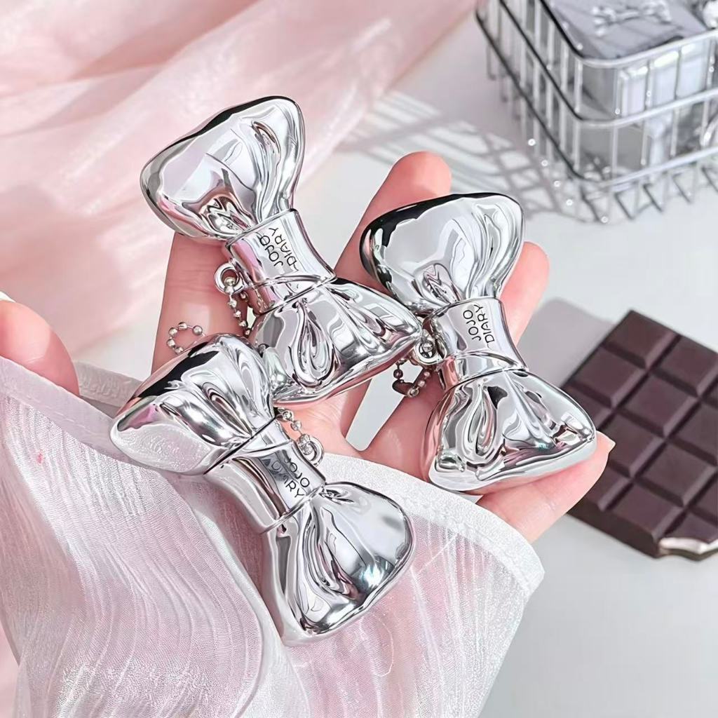 [Cốc chống dính không phai màu] JOJO DIARY / Jiujiu DIARY Nơ dễ thương Lip Glaze Mirror Water Gloss 