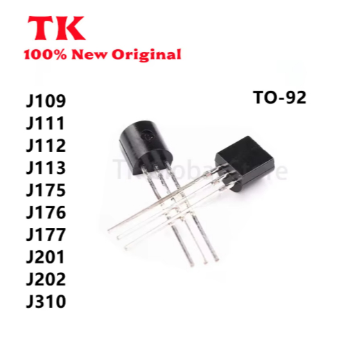 10 Chiếc Mới J109 J111 J112 J113 J175 J176 J177 J201 J202 J310 TO92 Transistor Còn Hàng 100% Chất Lư