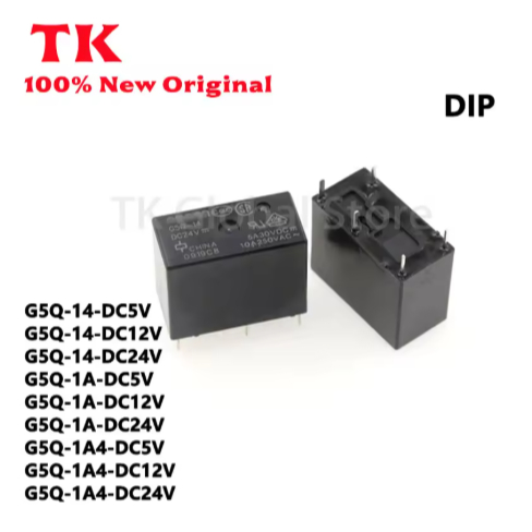 2 Chiếc G5Q-14-DC5V G5Q-14-DC12V G5Q-14-DC24V G5Q-1A-DC5V G5Q-1A-DC12V G5Q-1A-DC24V DIP 100% Chất Lư