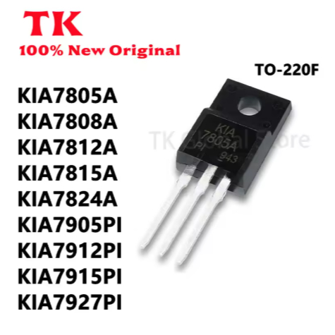 5 Chiếc Mới KIA7805A KIA7808A KIA7812A KIA7815A KIA7844A KIA7905PI KIA7912PI KIA7915PI KIA7927PI Còn