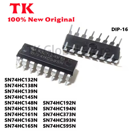 5 CHIẾC SN74HC132N 74HC138 74HC139 74HC145 74HC148 74HC153 74HC161 74HC163 74HC165 74HC192 74HC194 7