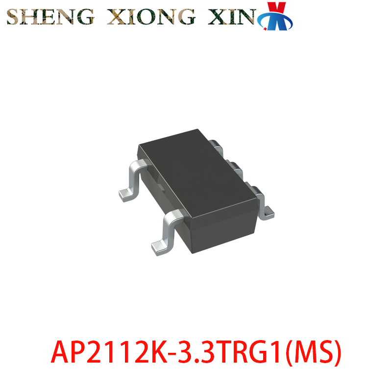 100 Cái / lốc AP2112K-3.3TRG1 (MS) SOT-23-5 Bộ điều chỉnh tuyến tính
