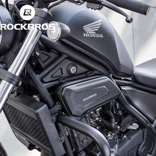 【Giao hàng 3 ngày】Túi Xe Máy ROCKBROS Túi Hông Vỏ Cứng Chống Va Đập Chống Nước Phản Quang 1.5L Lắp Đặt Đựng Đồ Đi Phượt Phụ Kiện Xe Máy