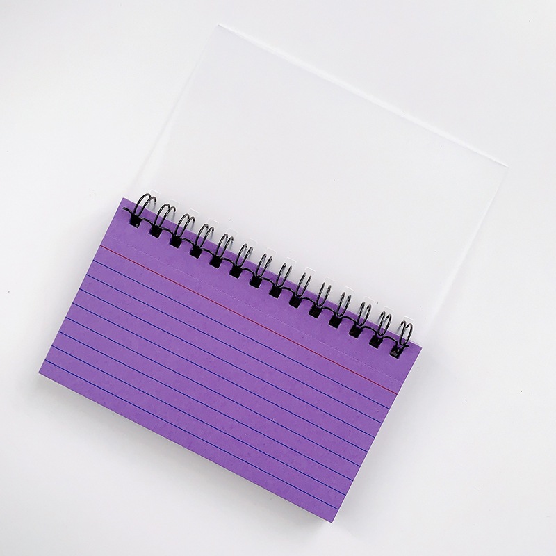 Cuộn dây màu Morandi Notepad có thể xé được Sổ tay học sinh đơn giản Văn phòng Notepad di động