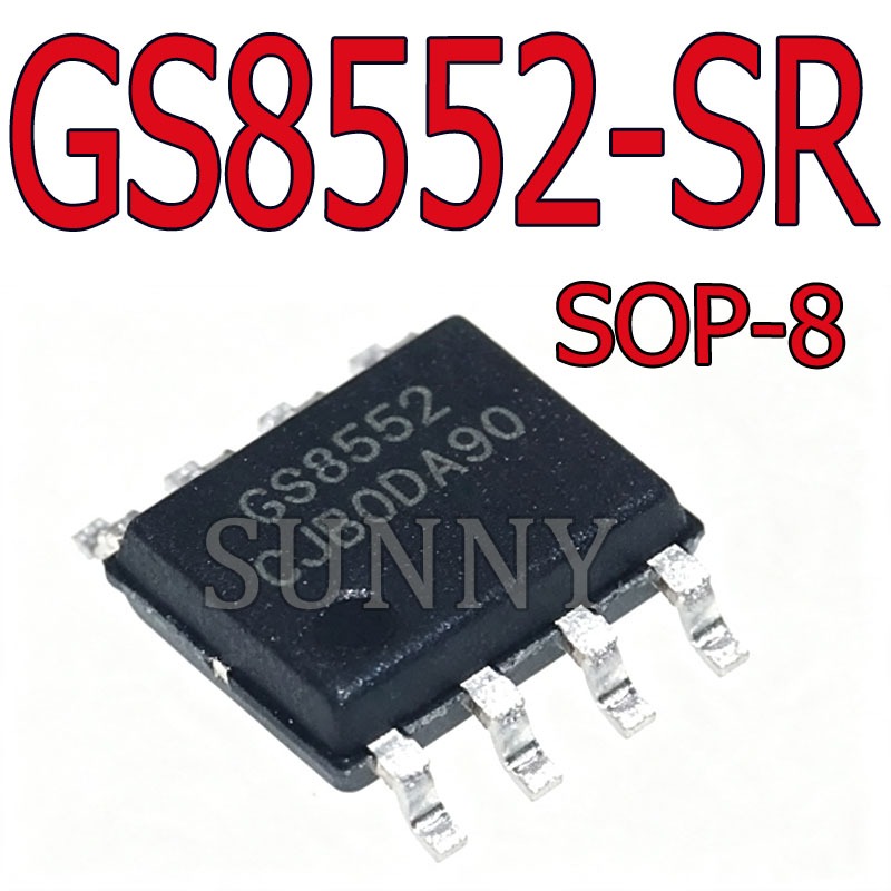 3 ~ 10 Chiếc Chính Hãng Chính Hãng GS8552-SR Lụa In GS8552 SOP-8 Siêu Thấp Tiếng Ồn Kép Hoạt Động IC