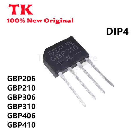 10 Chiếc GBP206 GBP208 GBP210 GBP306 GBP310 GBP406 GBP410 GBP610 DIP4 Bếp Cảm Ứng Cầu Chỉnh Lưu Còn 
