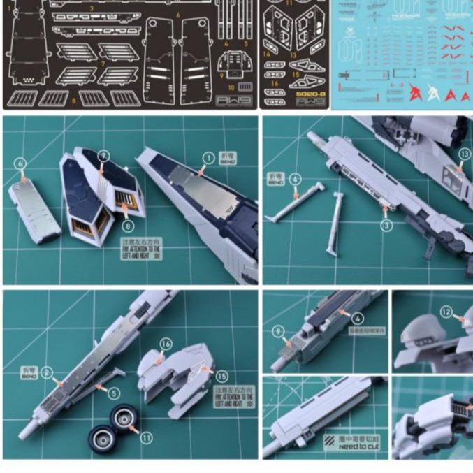 20260803 MAD Nâng cấp các bộ phận khắc cho S20 RG RX-93 NU HWS KHÔNG BỘ