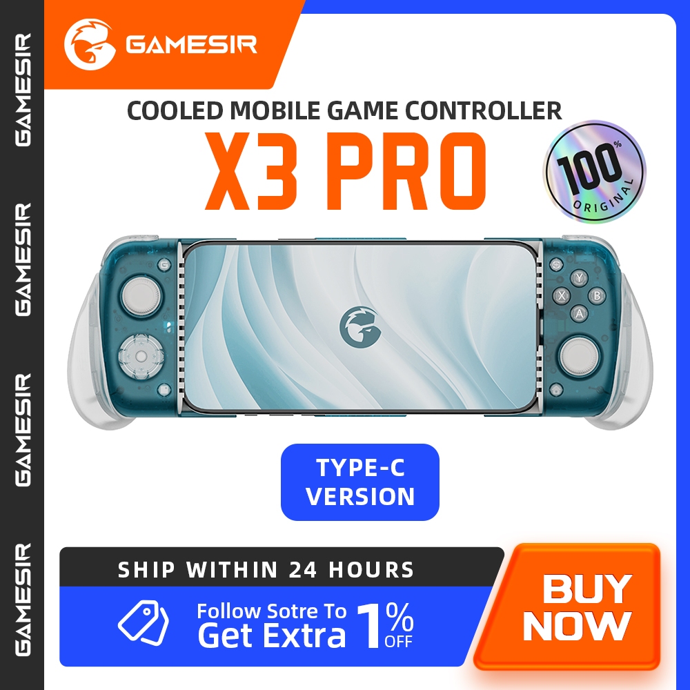Tay cầm chơi game loại C Gamesir X3 Pro cho điện thoại di động, tay cầm chơi game cho điện thoại And